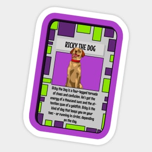 Animal Trading Card - Dog Sticker